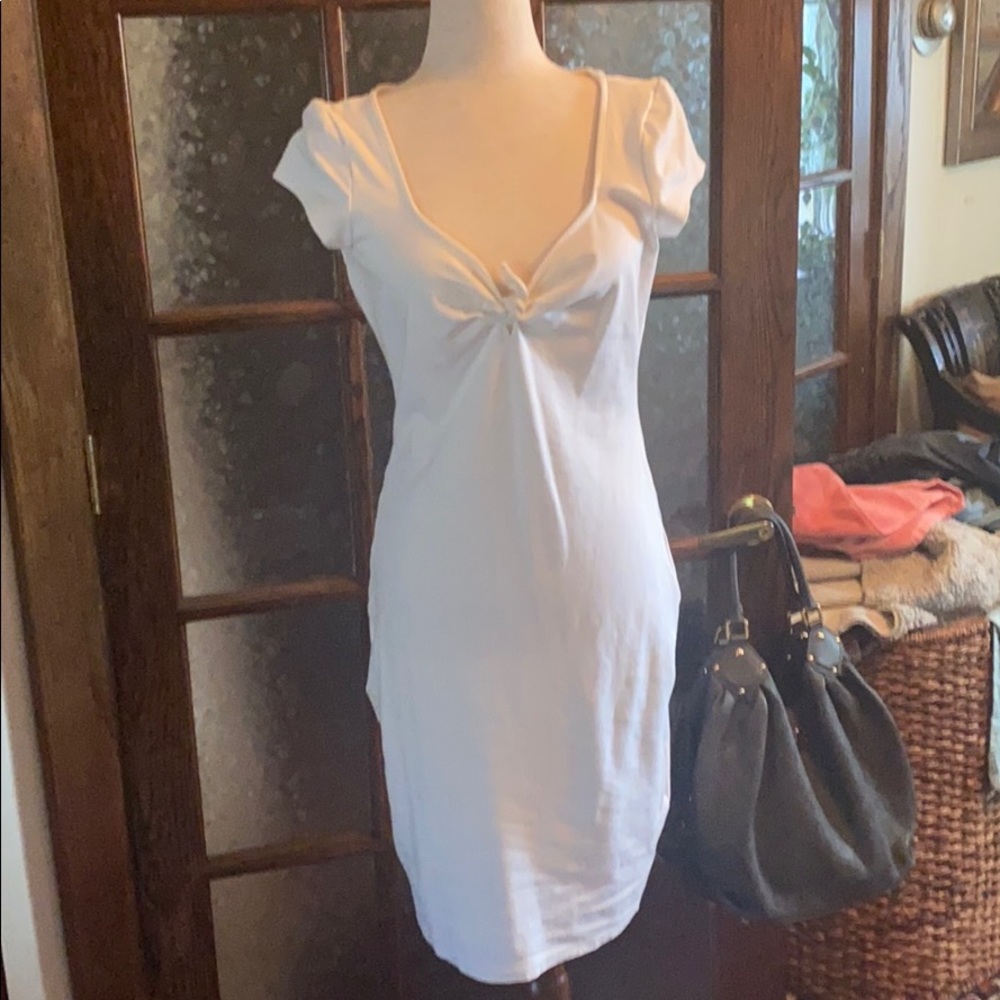 White midi dress size medium (6-8)